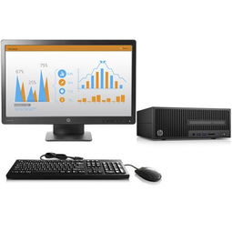 惠普280 Pro G2 SFF小型商用台式电脑 6100 DVDRW Win10 23英寸显示器台式机产品图片1